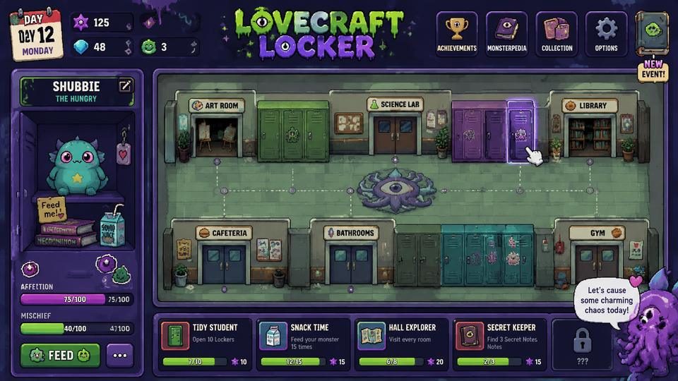 Lovecraft Locker 任务推进 演示图 4