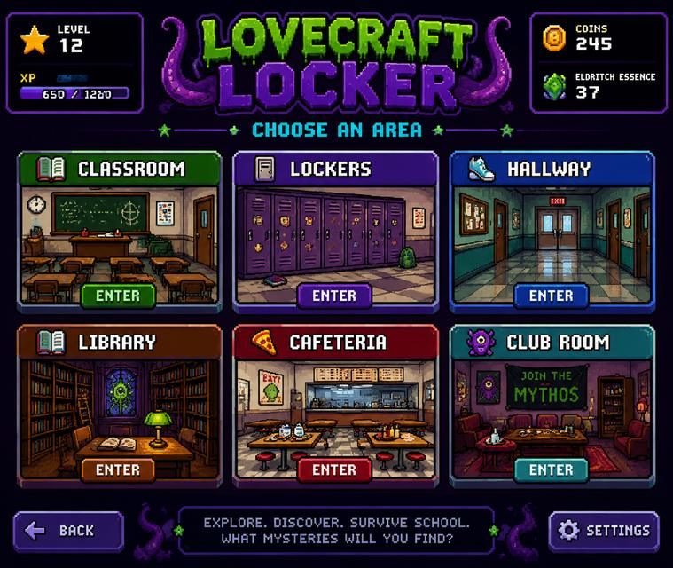 Lovecraft Locker 角色路线 内容截图 6